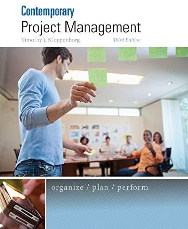 Preview image for TESTBANK for Contemporary Project Management By: Timothy Kloppenborg (COMPLETE BOOK ANALYSIS WITH CORRECT ANSWERS)